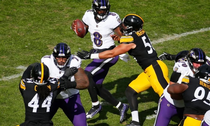 The Baltimore Ravens lost its first divisional game of the season to the Pittsburgh Steelers.